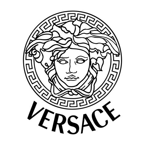 versace medusa logo svg|Versace face logo.